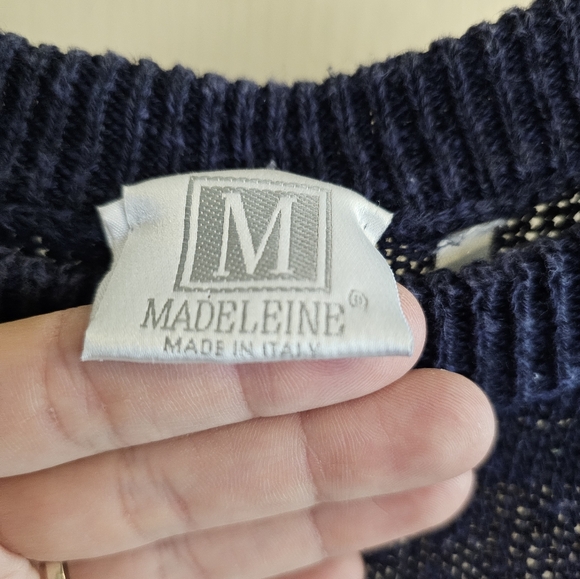 Vintage Madeline Womens Sweater Made In Italy XL - Picture 5 of 7